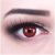 1 Paar farbige rote schwarze Äderchen Crazy Metatron Vampir Zombie Jahres Kontaktlinsen. perfekt zu Halloween, Karneval, Fasching oder Fasnacht mit gratis Kontaktlinsenbehälter ohne Stärke!