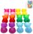 12er-Pack Farbige Kontaktlinsen-Etui, Niedliches Tier-Kontaktlinsen-Etui Großer Box-Halter Kein Auslaufen Staubdichter Kontaktlinsen-Etui Organizer mit Tragebox