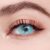 1 Paar Blau Monatslinsen Mit Stärke. 1-Month Kontaktlinsen ‚Nebliger blauer Kristall‘, leicht einzusetzend – Topqualität für Cosplays, Fasching, Karneval und Halloween (-2.50 Dioptrien)
