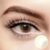 Amber Light Brown (Queen-Serie) + Behälter | Sehr stark deckende natürliche Braun Kontaktlinsen farbig | farbige Monatslinsen aus Silikon Hydrogel | 1 Paar (2 Stück) | DIA 14.50 | ohne Stärke